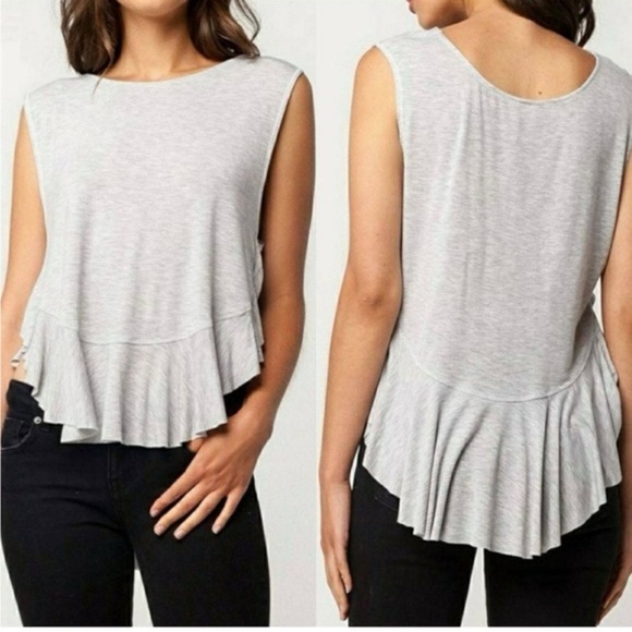 Free People We the Free Uptown Peplum Top Medium - Picture 1 of 12